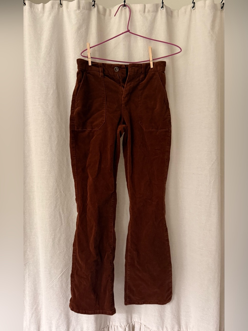 Sanctuary Women's Corduroy Boot Cut Pants in Dark Brown